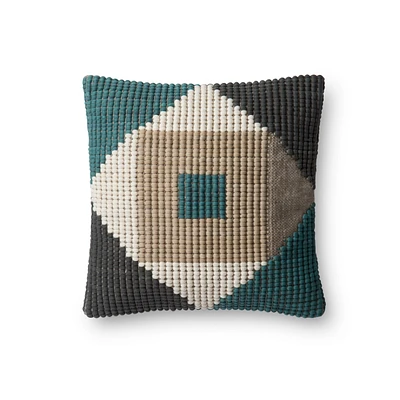 Loloi Murana Teal and Multi Cushion