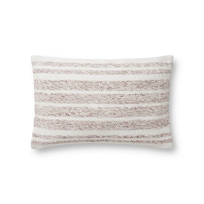 Coussin Lian par Loloi - Blush et Naturel