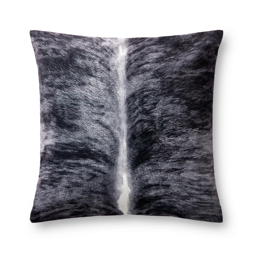 Loloi Bruin Charcoal Cushion