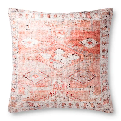 Loloi Cona Coral and Multi Cushion