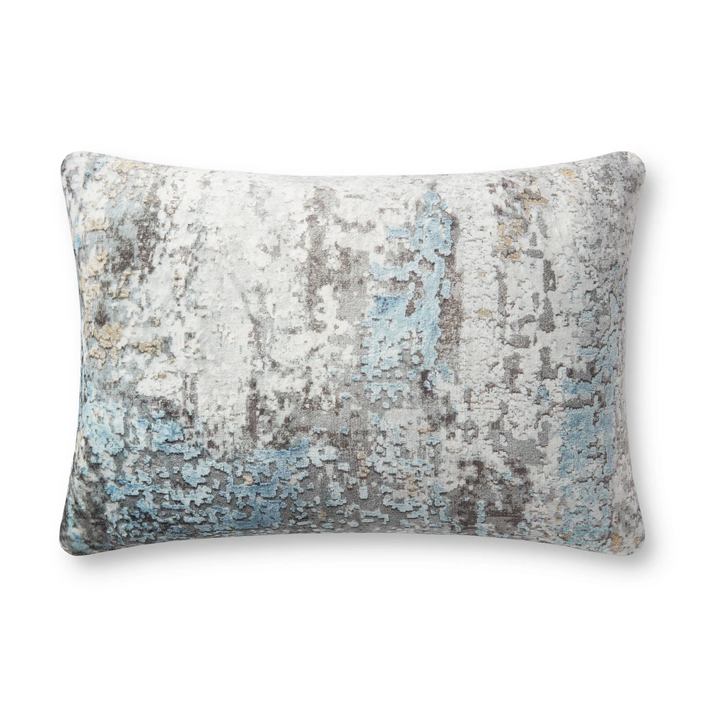 Coussin Kat par Loloi - Gris et Multi