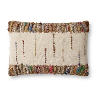 Loloi Alora Ivory and Multi Cushion