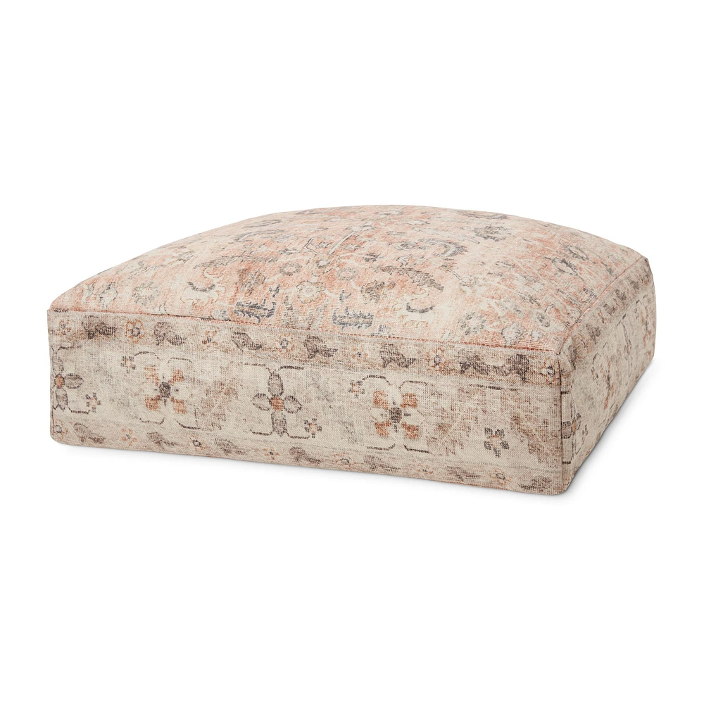 Pouf Jack par Loloi - Blush et Multi