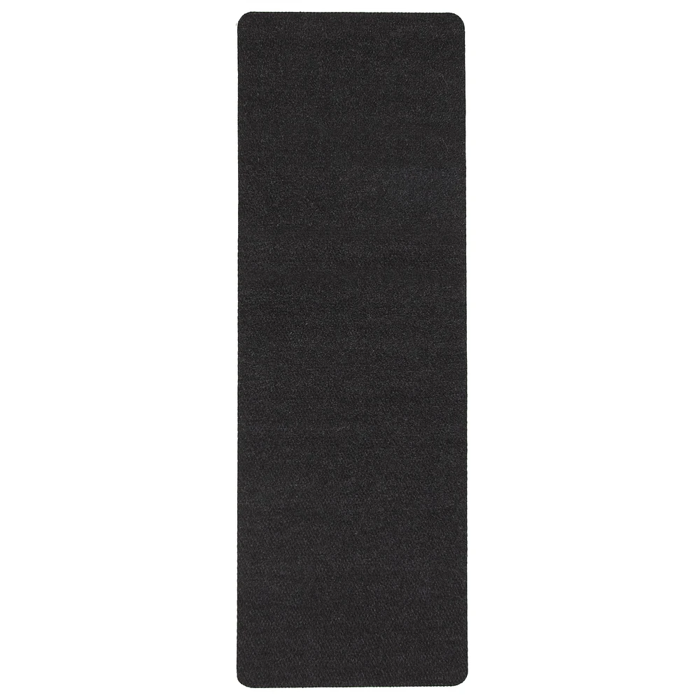Tapis d'entrée noir « Hobnail » - 2'6" x 6'7
