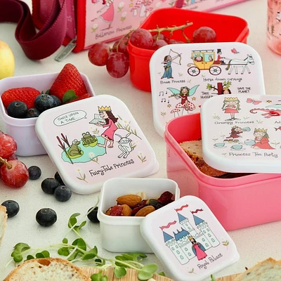 Set of 4 Snack Boxes Princess by Tyrrell Katz