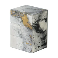 Mele and Co Maura Jewellery Box - Mirrored/Marbled Metalic 