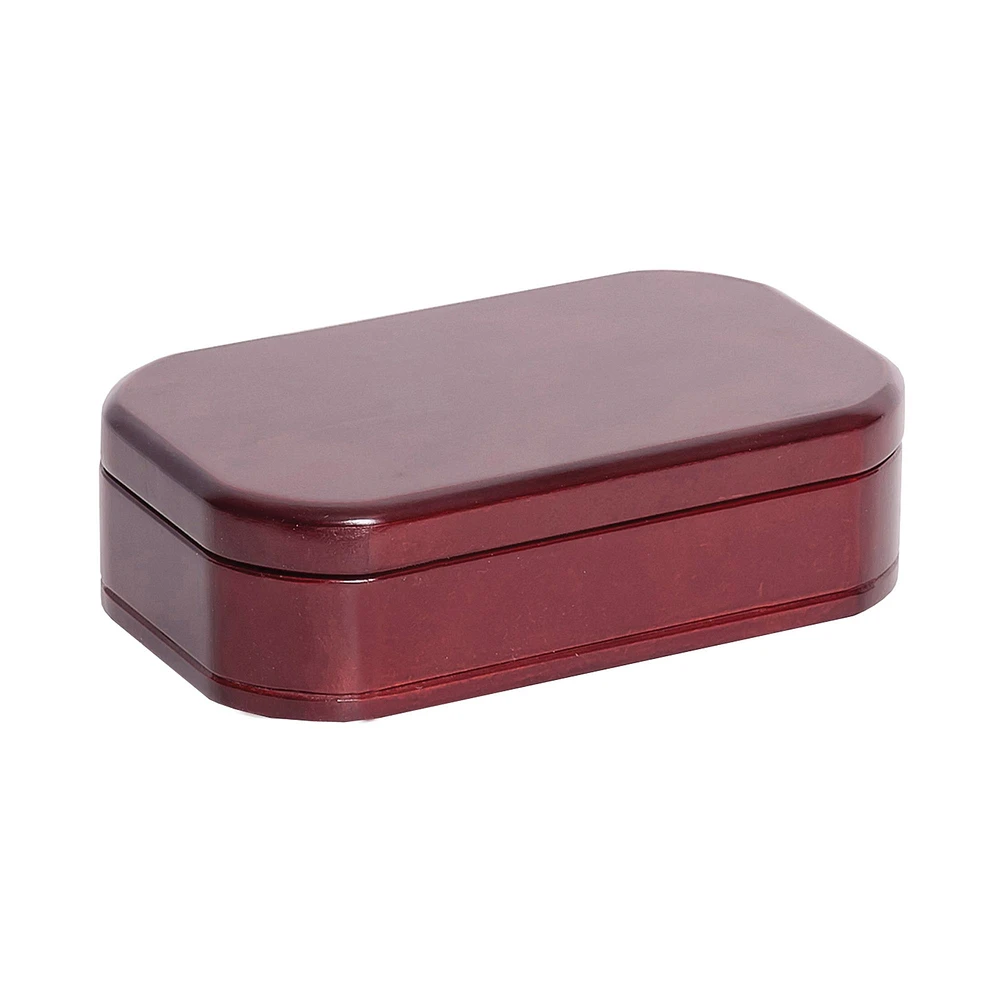 Mele and Co Morgan Finish Wooden Jewellery Box - Cherry