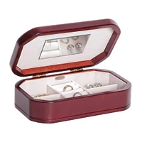 Mele and Co Morgan Finish Wooden Jewellery Box - Cherry