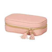 Mele and Co Lucy Travel Jewellery Case - Pink