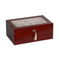 Mele and Co Christo Wooden Watch Box - Walnut