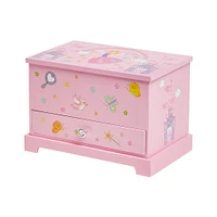 Mele and Co Kerri Musical Fairy Jewellery Box - Pink