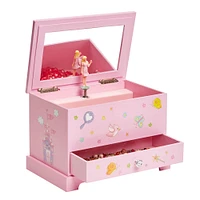 Mele and Co Kerri Musical Fairy Jewellery Box - Pink