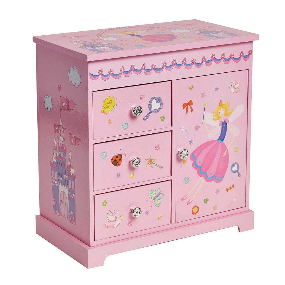 Mele and Co Krista Musical Fairy Jewellery Box - Pink