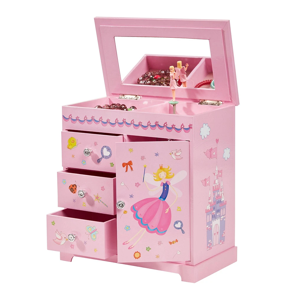 Mele and Co Krista Musical Fairy Jewellery Box - Pink