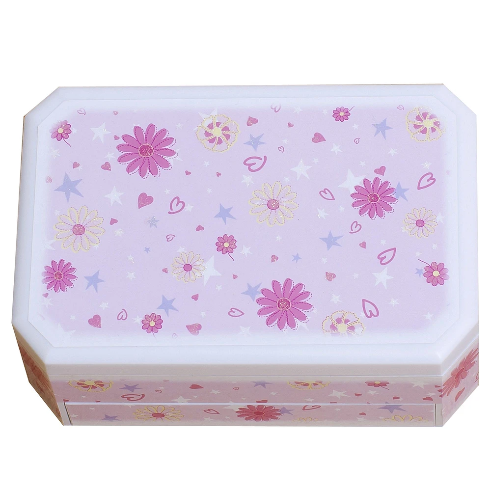 Mele and Co Hayley Musical Ballerina Jewellery Box - Pink