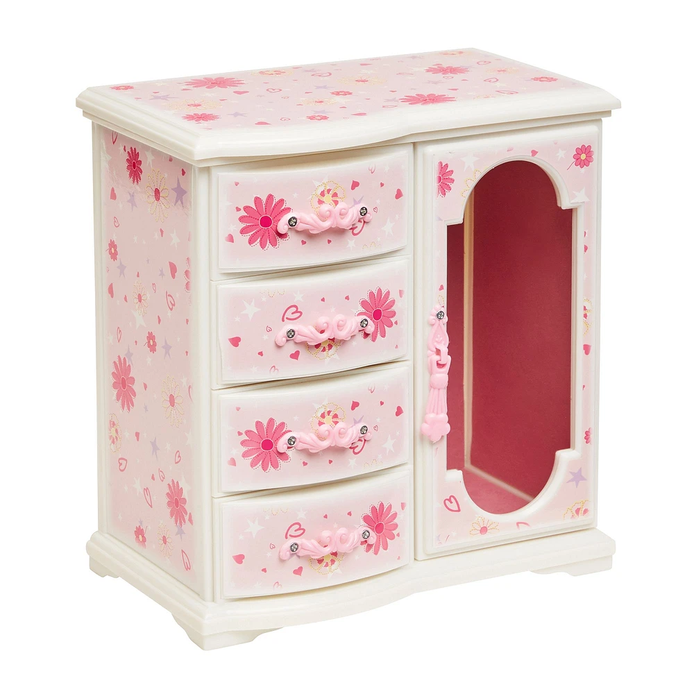 Mele and Co Hyacinth Musical Ballerina Jewellery Box - Pink