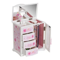 Mele and Co Hyacinth Musical Ballerina Jewellery Box - Pink