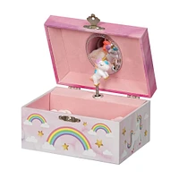 Mele and Co Skylar Musical Unicorn Jewellery Box - Pink