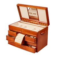 Mele and Co Empress large Wooden Jewellery Box - Walnut