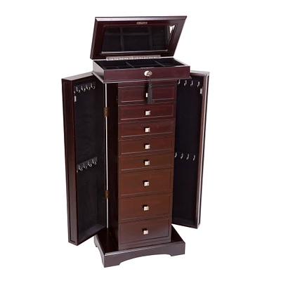 Mele and Co Olympia Wooden Jewellery Armoire