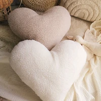 Heart Pillow - Ivory