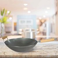 Dexam Carbon Steel Wok 34 cm