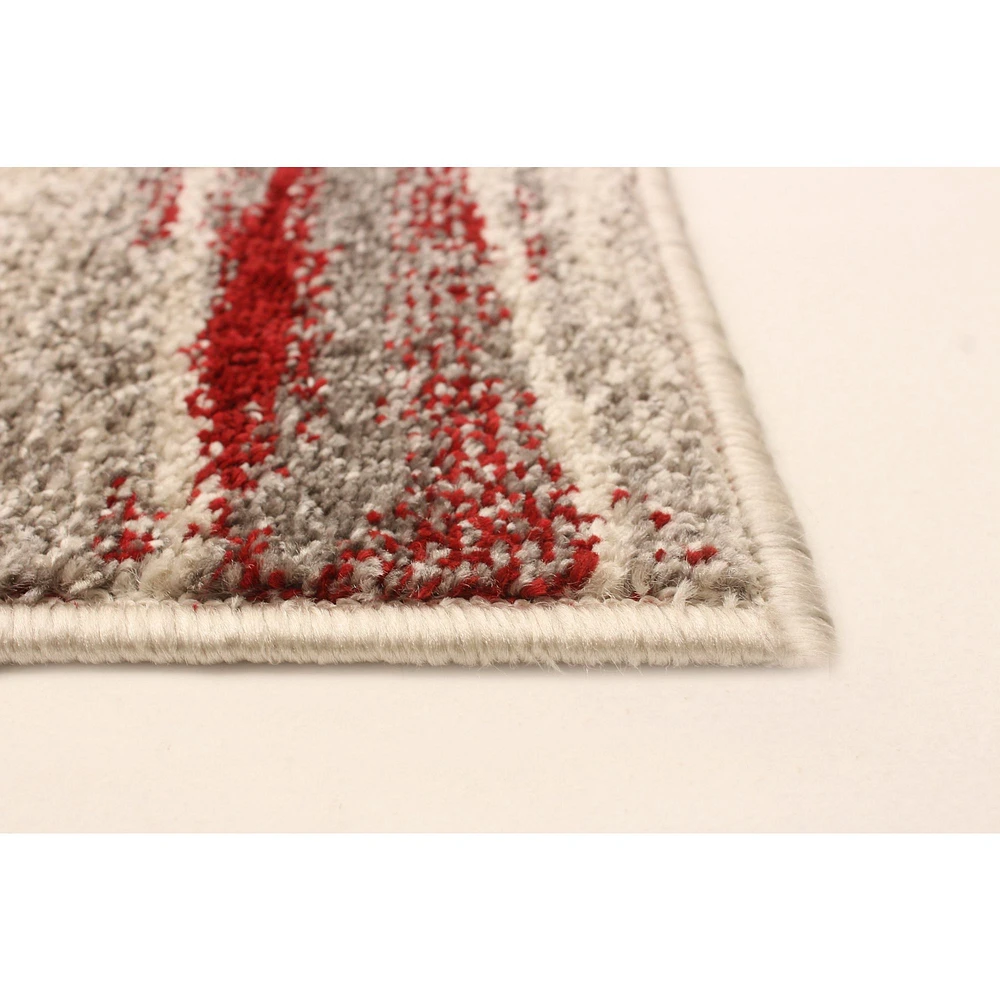 Mandalay Ivory/Red Rug