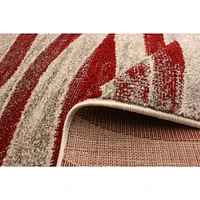 Mandalay Ivory/Red Rug