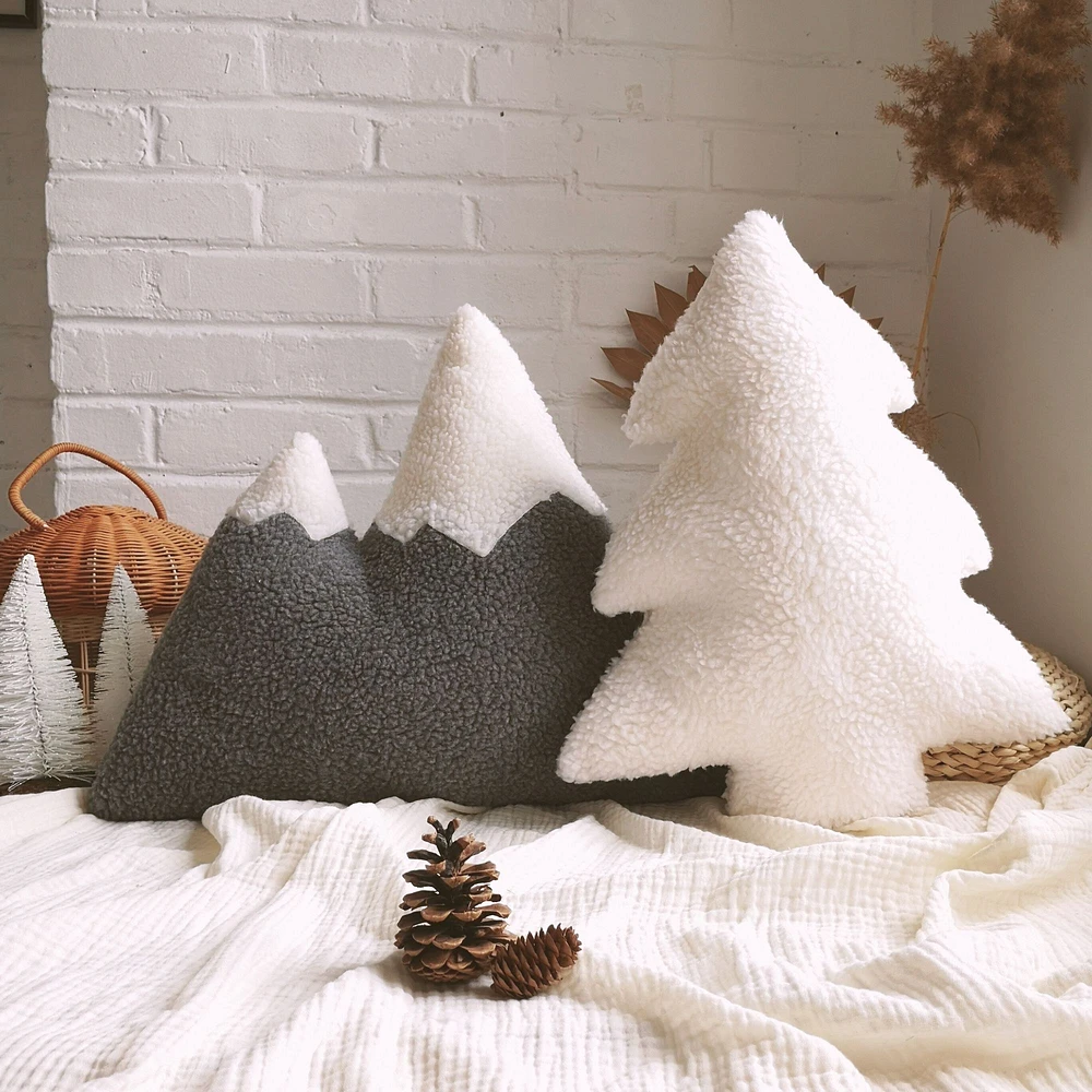 Mountain Pillow - Grey