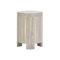 Table Kernel en Bois D'Acacia Blanc