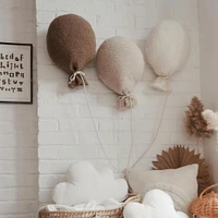 Fabric Balloons, Set of 3 - Cream, Beige and Moka