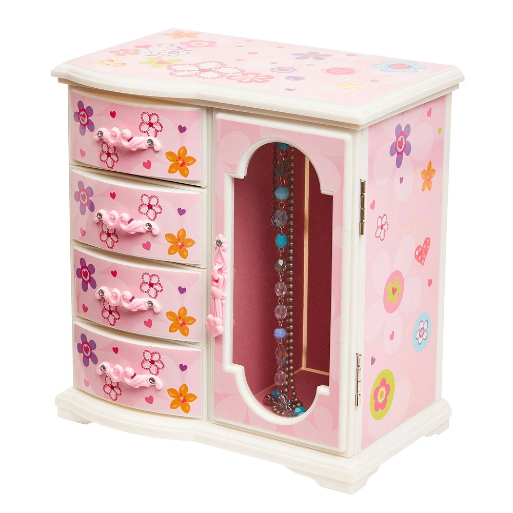 Mele and Co Kelly Musical Ballerina Jewellery Box - Pink