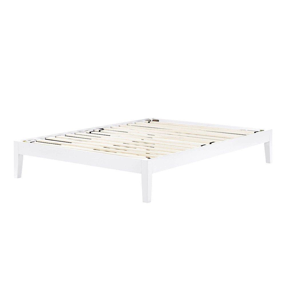 Lit double à plateforme Vito en bois massif par South Shore Furniture