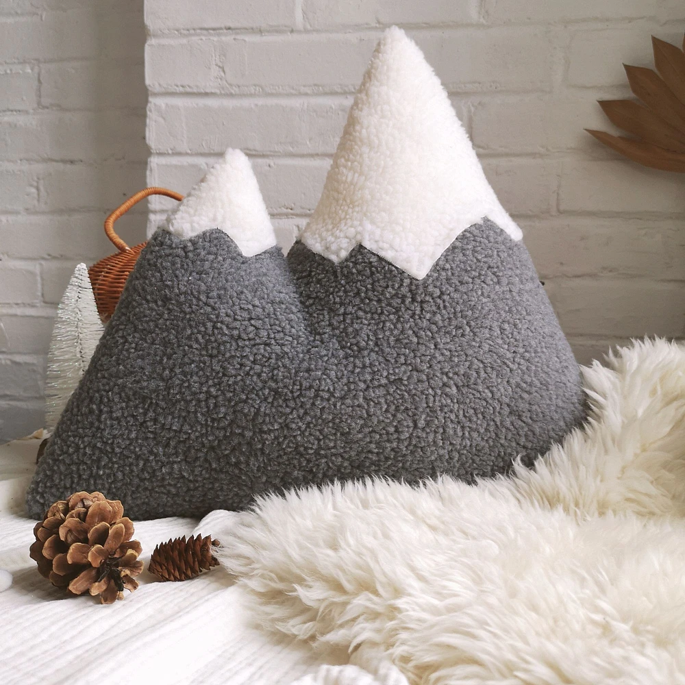 Mountain Pillow - Grey