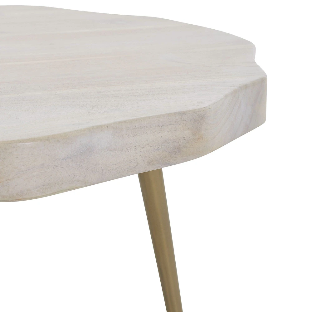 Table Core en Bois D'Acacia Blanc