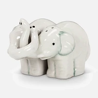 Ensemble de salière et poivrière « éléphants étreignants » 