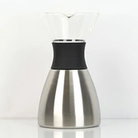 Stainless Thermal Carafe 1L & Pour Over Brewer by Asobu