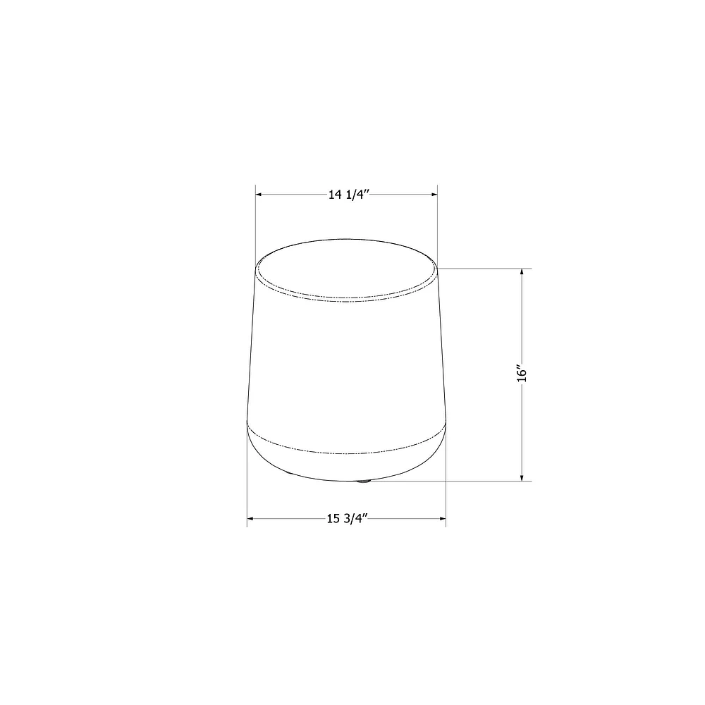 Table d'appoint ronde pour extérieur Dalya par South Shore Furniture