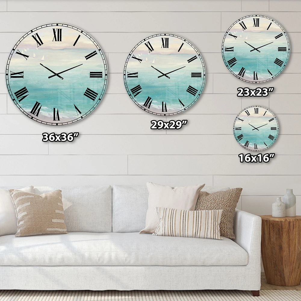 From the Shore Metal Wall Clock