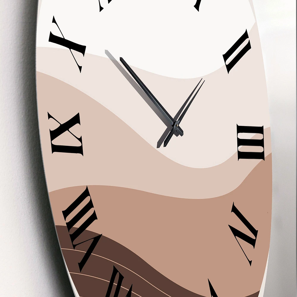 Minimalism Landscape Mountains I Wall Clock