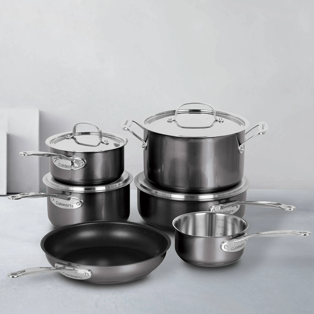 Cuisinart Stainless Steel Cookware Set, 10 Pieces