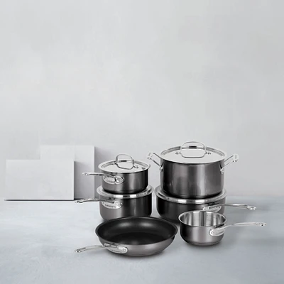 Cuisinart Stainless Steel Cookware Set, 10 Pieces