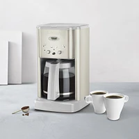 Cuisinart 12-Cup Pearl & Stainless Steel Programmable Coffee Maker