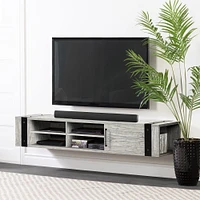 Munich Wall Mounted Media Console in Seaside Pine by South Shore Furniture