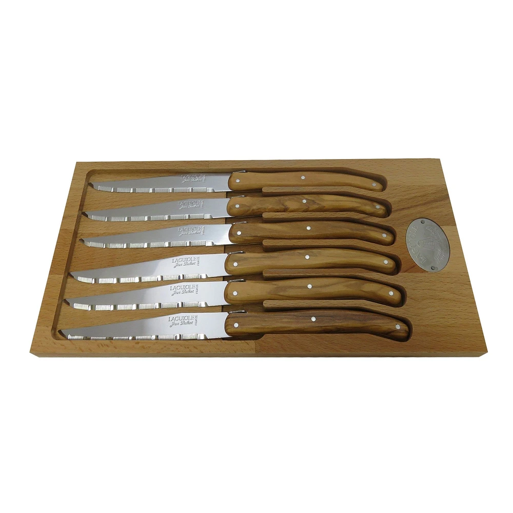 Jean Dubost  Set of 6 Laguiole Steak Knives