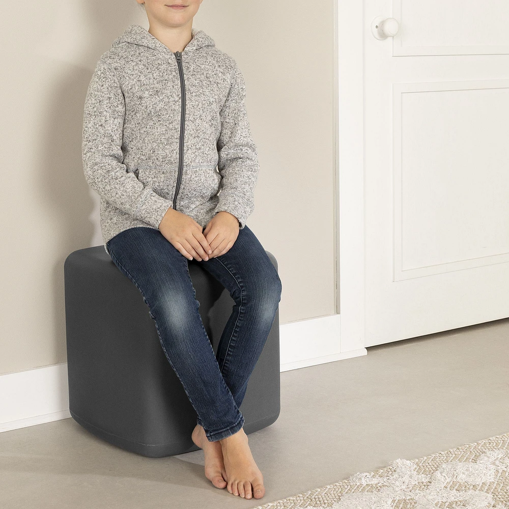 Sweedi Kids Stool Dark Grey by South Shore Furniture