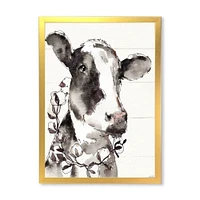 Cow Portrait Counrty Life  Wall Art