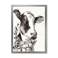 Cow Portrait Counrty Life  Wall Art