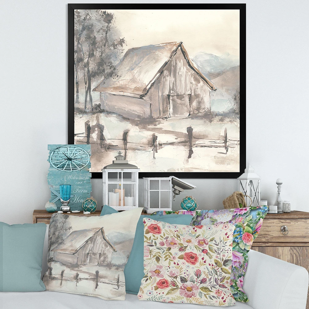 Farmhouse Barn Grey VII  Canvas