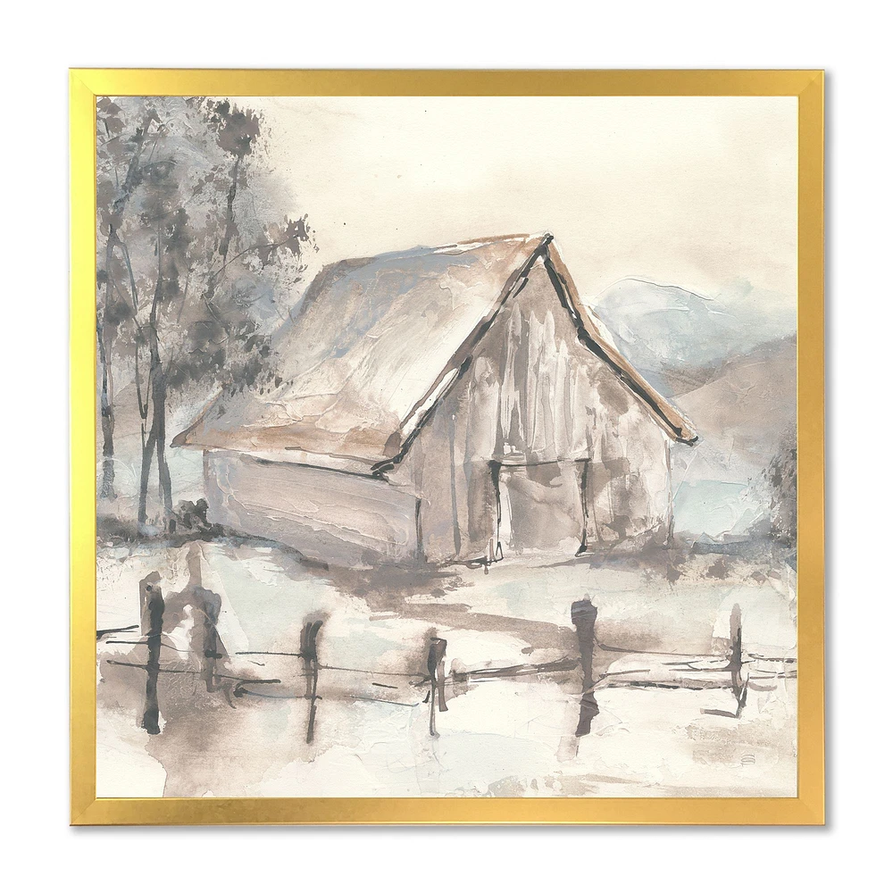 Farmhouse Barn Grey VII  Canvas